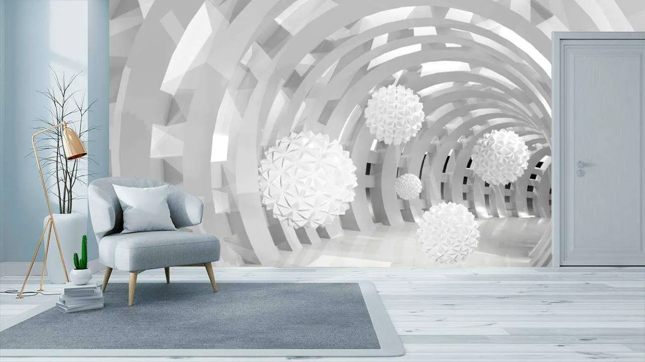 Фотообои в интерьере тоннель  10-615 фото