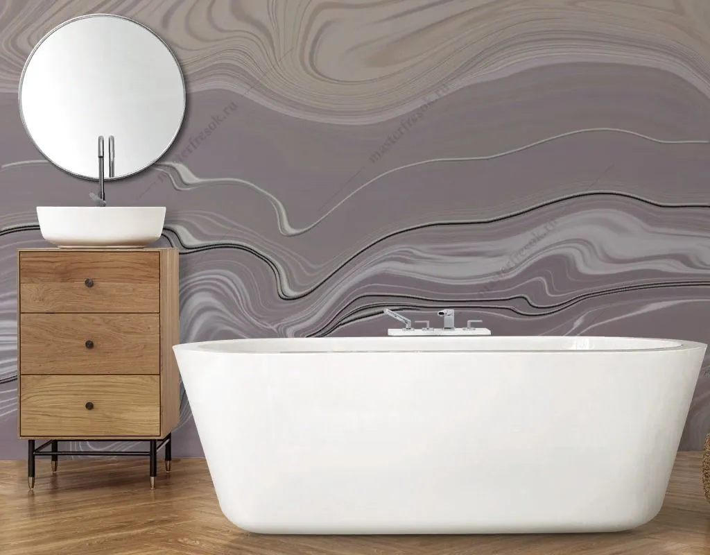 Фотообои в интерьере мрамор розовая текстура  13-568 фото