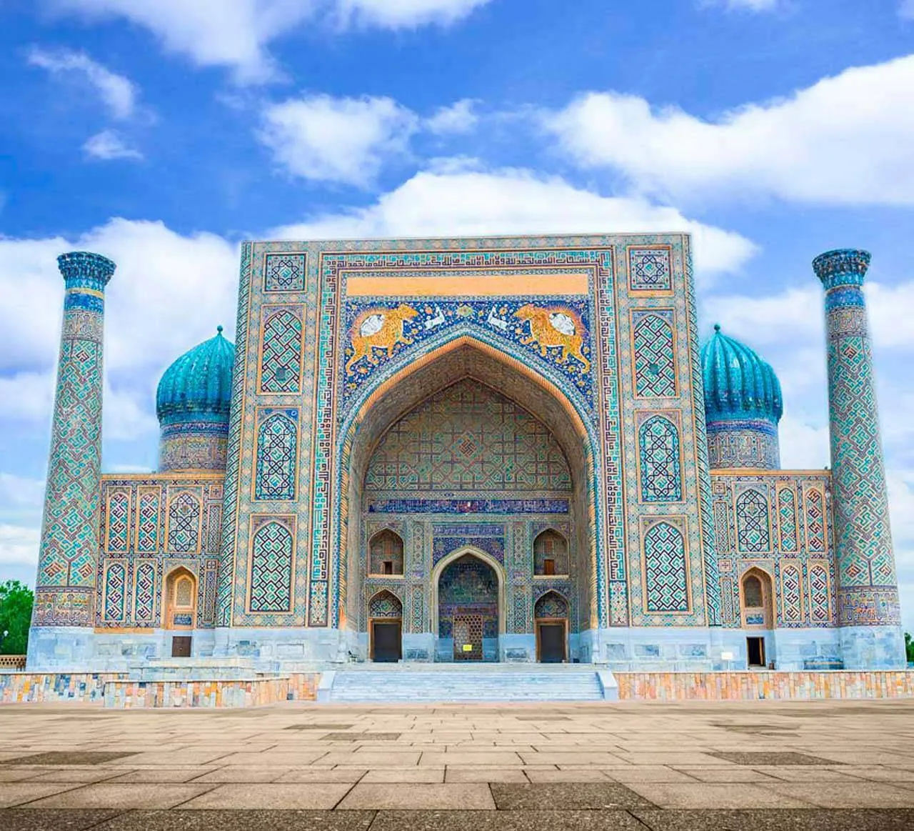 Фотообои в интерьере самарканд. регистан.  7-481 фото