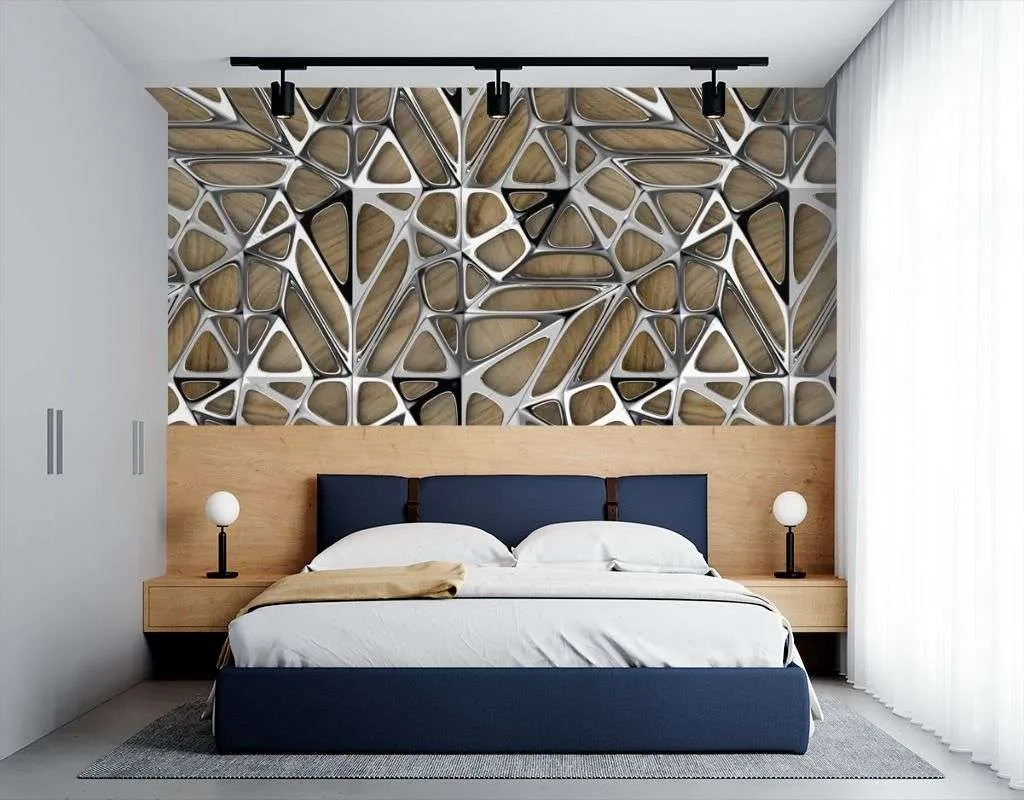 Фотообои в интерьере 3д стекло  9-1585 фото