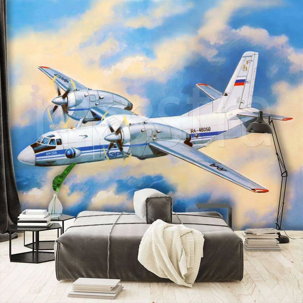 Фотообои Пассажирский самолет  4-388