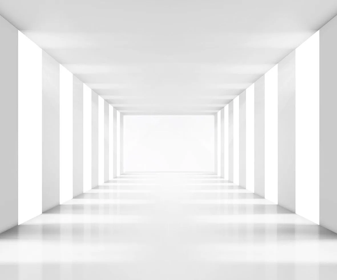 Фотообои в интерьере тоннель световой  10-982 фото