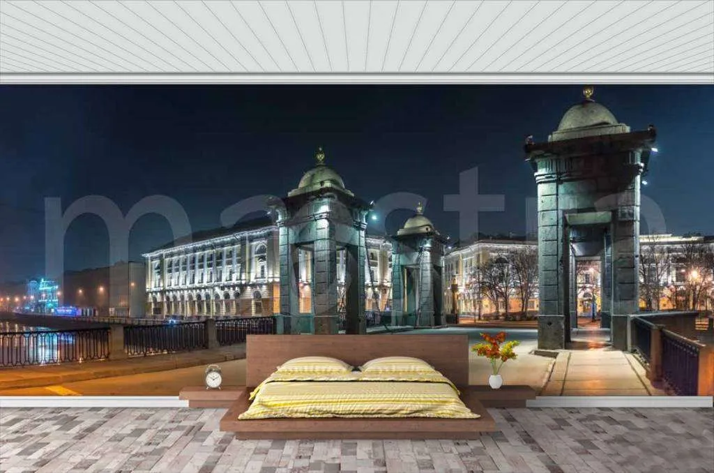 Фотообои Фонтанка в Санкт петербурге  9-664