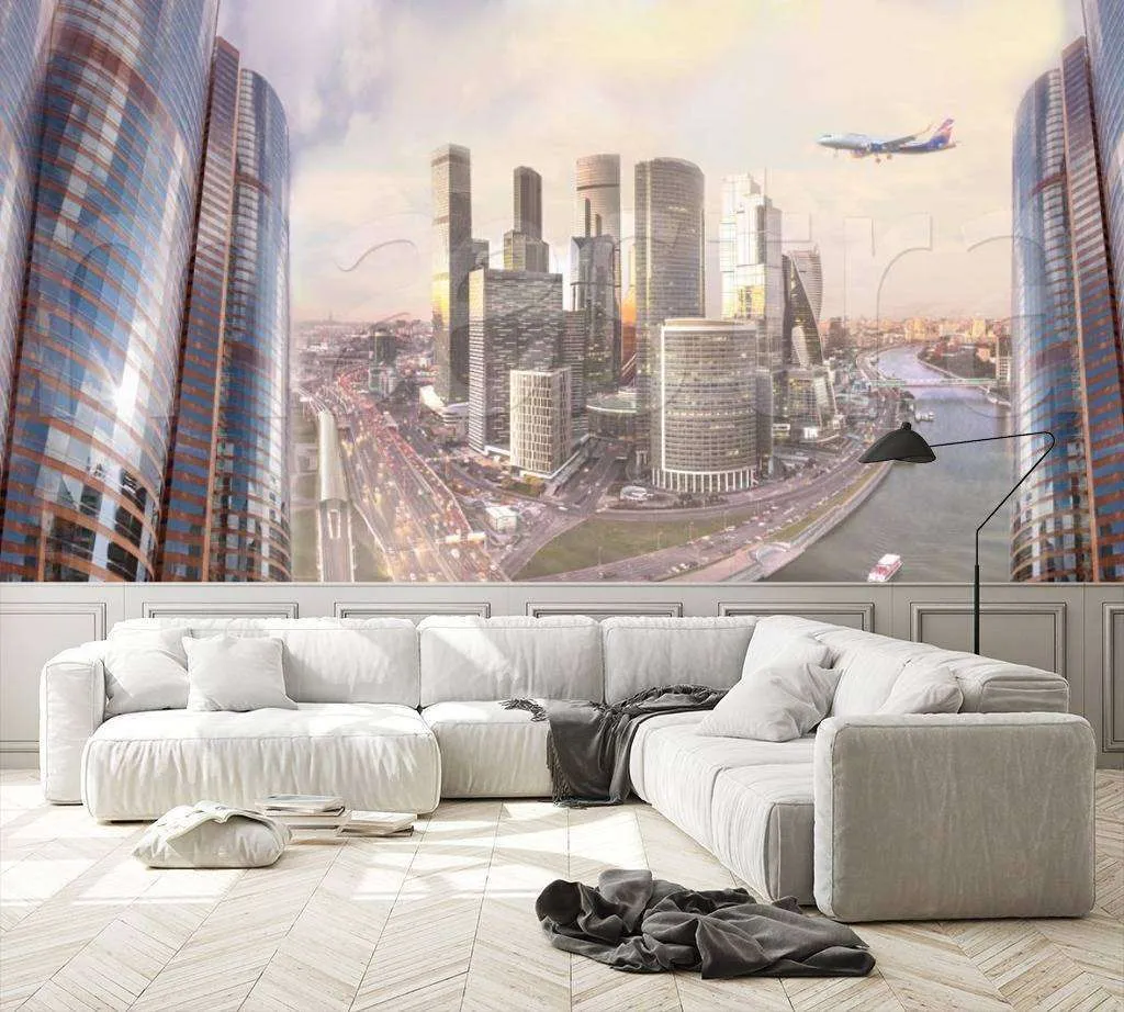 Фотообои Бесшовные обои на стену:  Мегаполис. Артикул: 7-931  