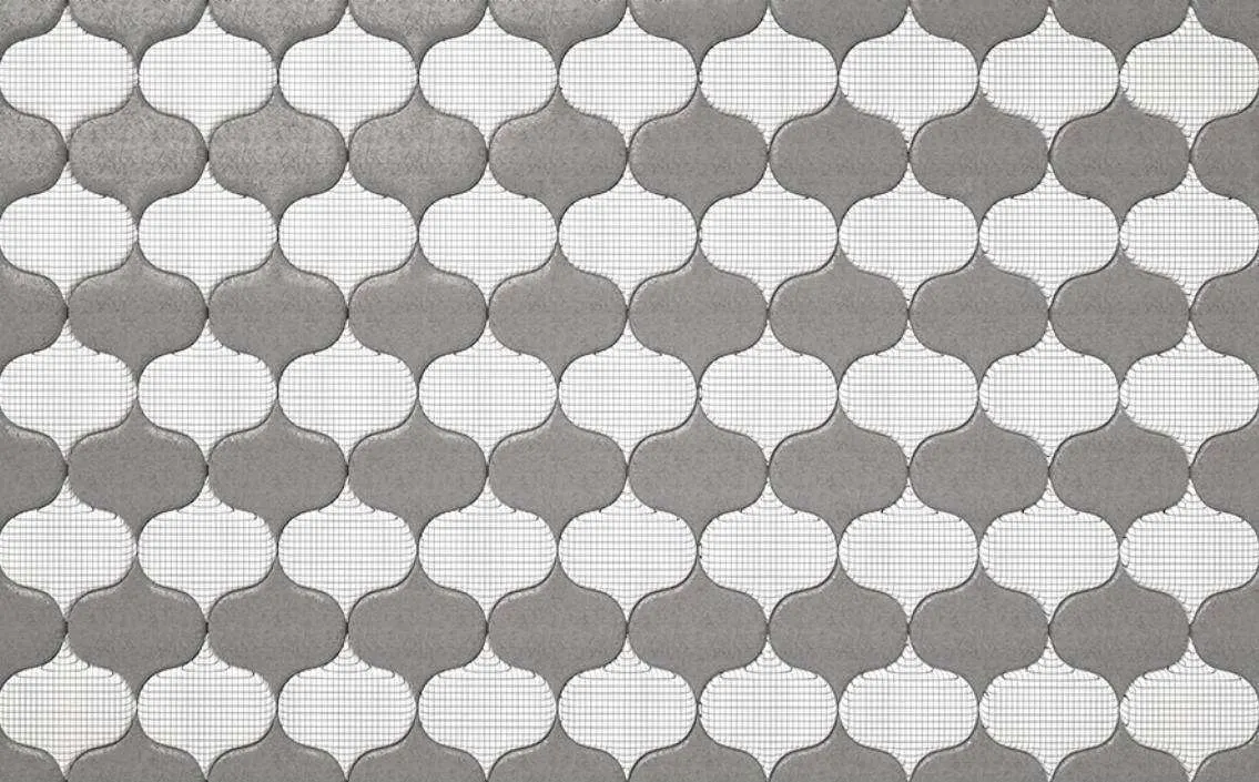 Фотообои в интерьере 3д фон серо-белый  15-374 фото