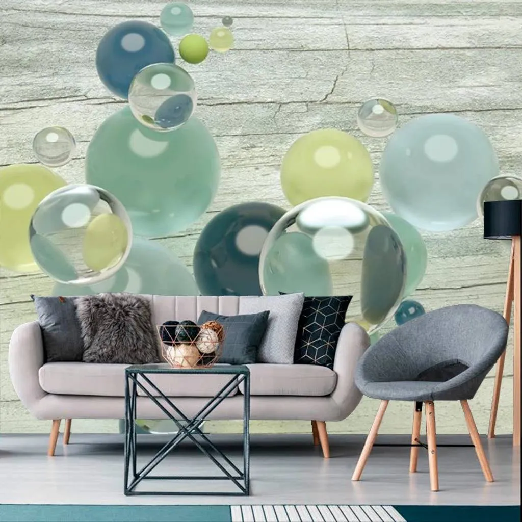 Фотообои 3д хрустальные шары  15-436