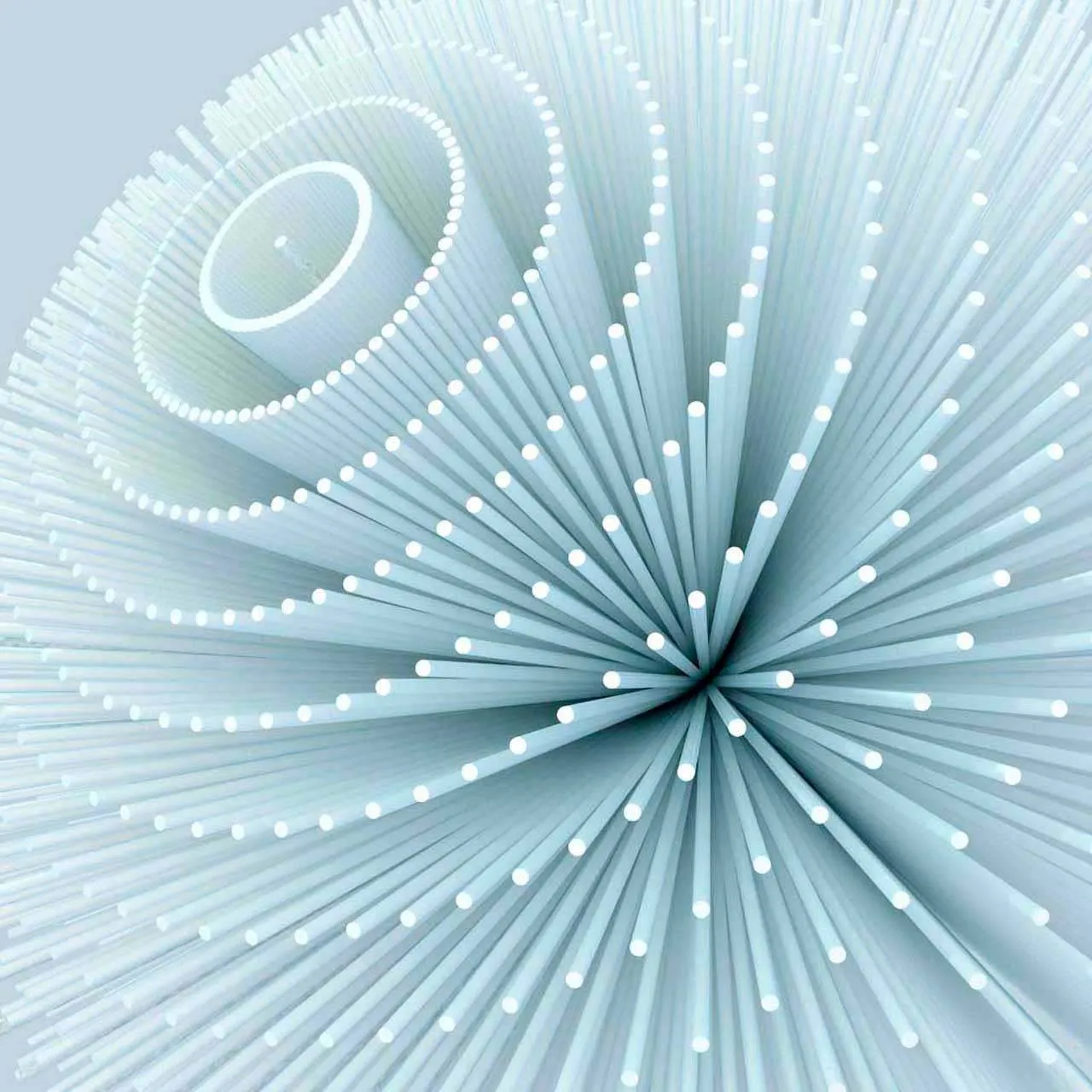 Фотообои в интерьере объемная геометрия кругами  10-442 фото