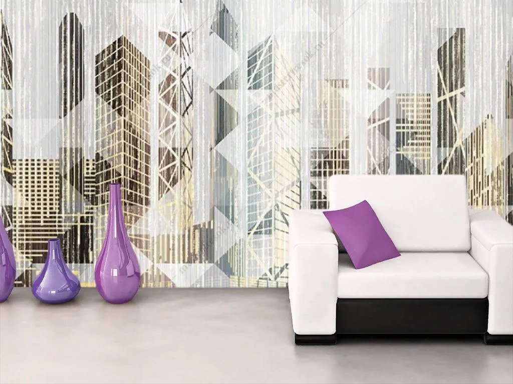 Фотообои в интерьере панно дождь  15-843 фото