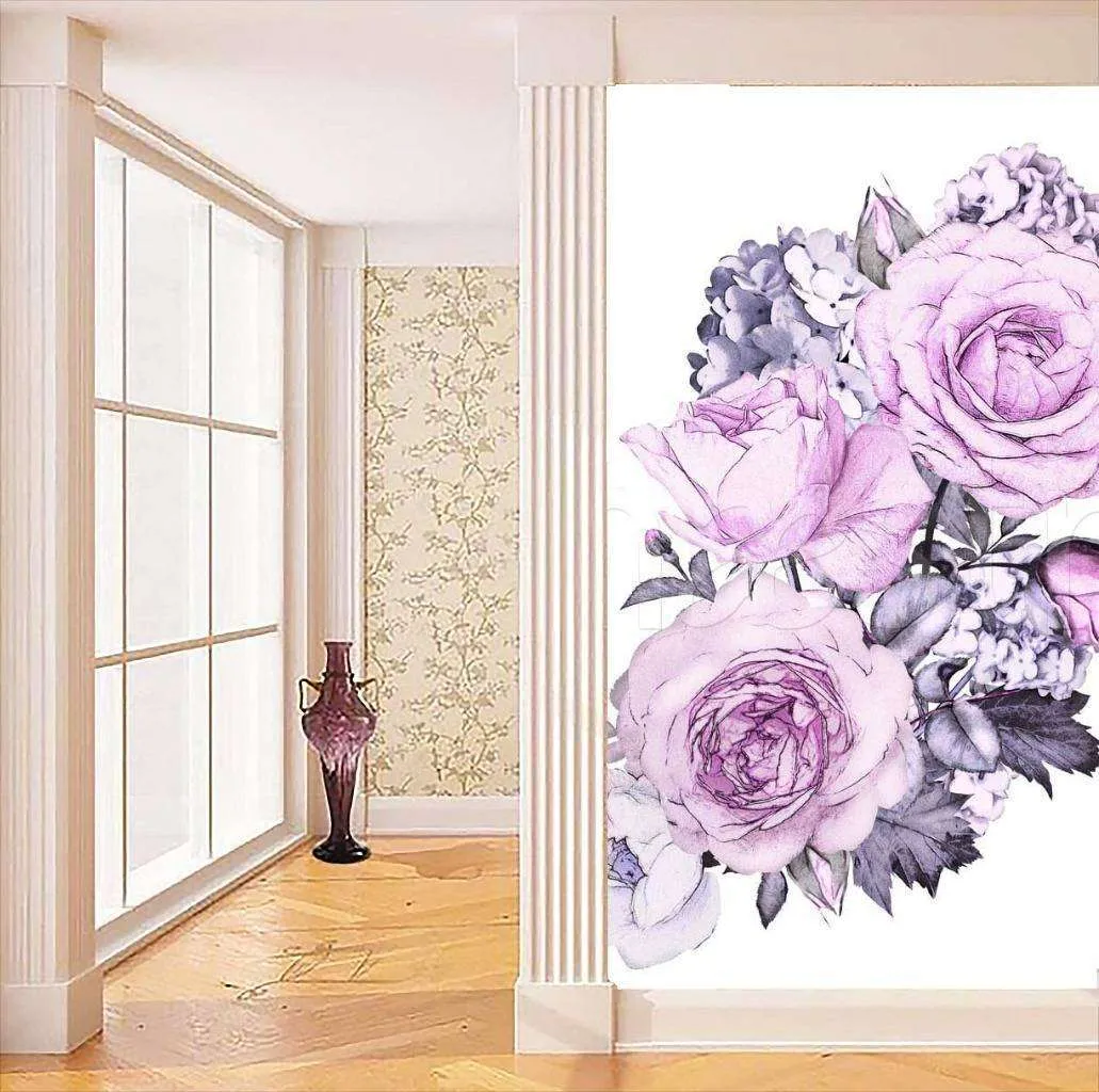 Фотообои Букет розовых цветов  9-078