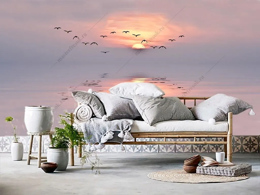 Фотообои Море на закате  9-1482