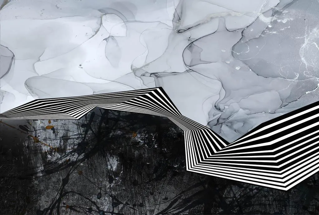 Фотообои в интерьере абстрактный дизайн  14-293 фото