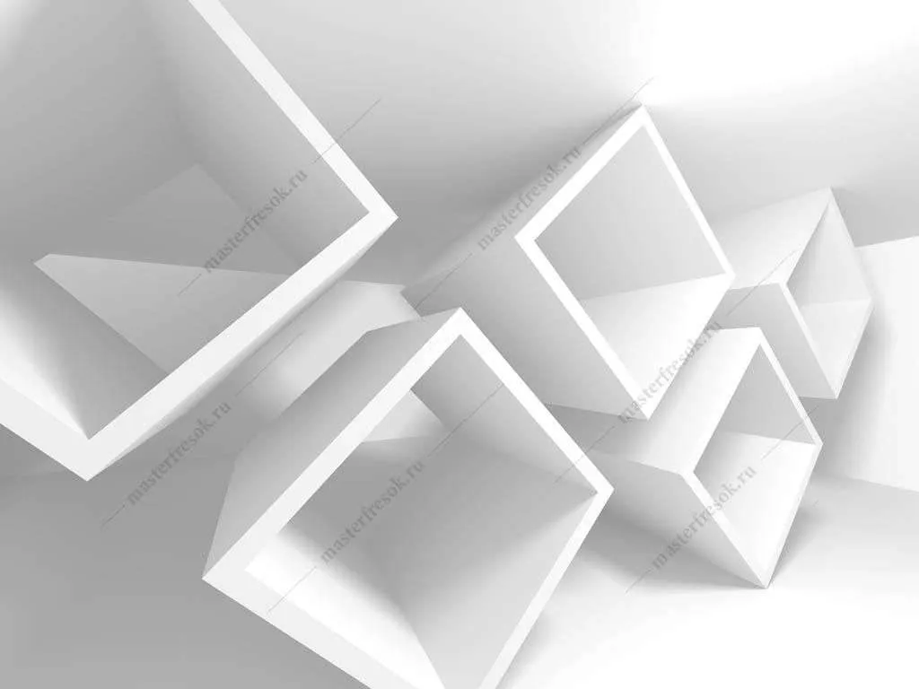 Фотообои в интерьере 3д архитектурный фон  10-939 фото