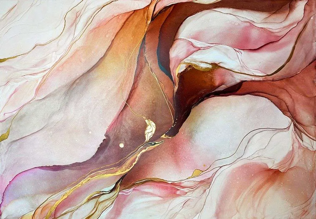 Фотообои в интерьере fluid art 8  9-1944 фото