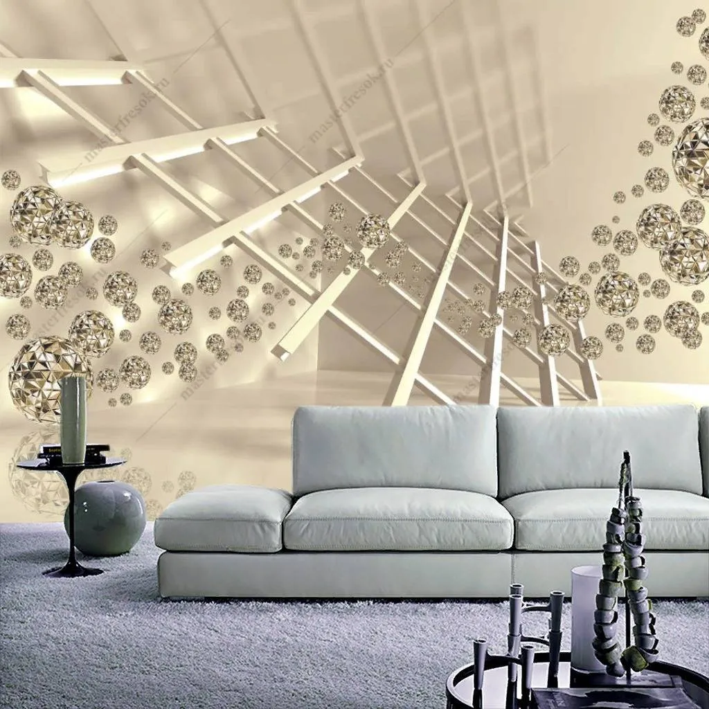 Фотообои 3д лестница  10-848