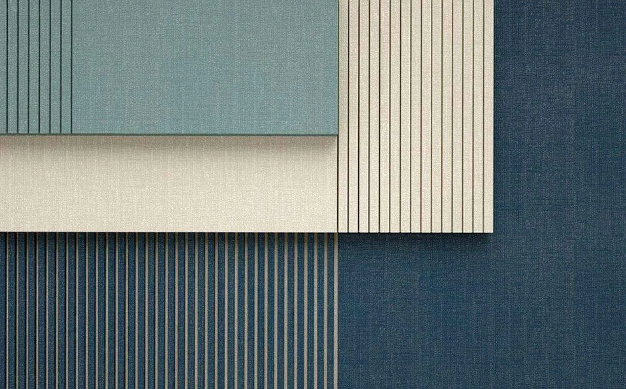 Фотообои в интерьере полосатый квадрат  15-439 фото