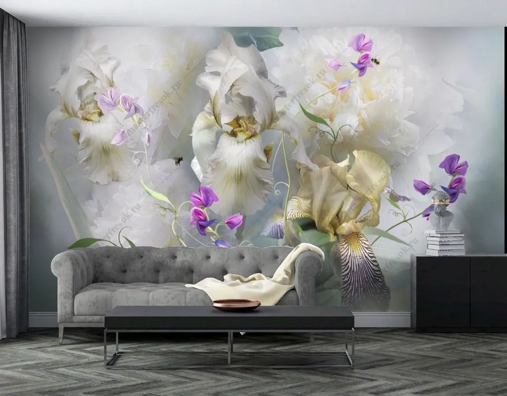 Фотообои Букет в легкой дымке  13-468