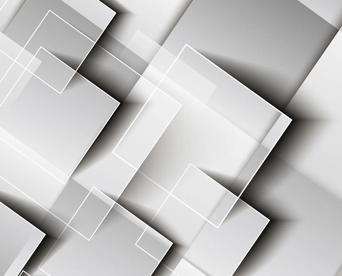 Фотообои в интерьере геометрическая композиция из квадратов  10-981 фото