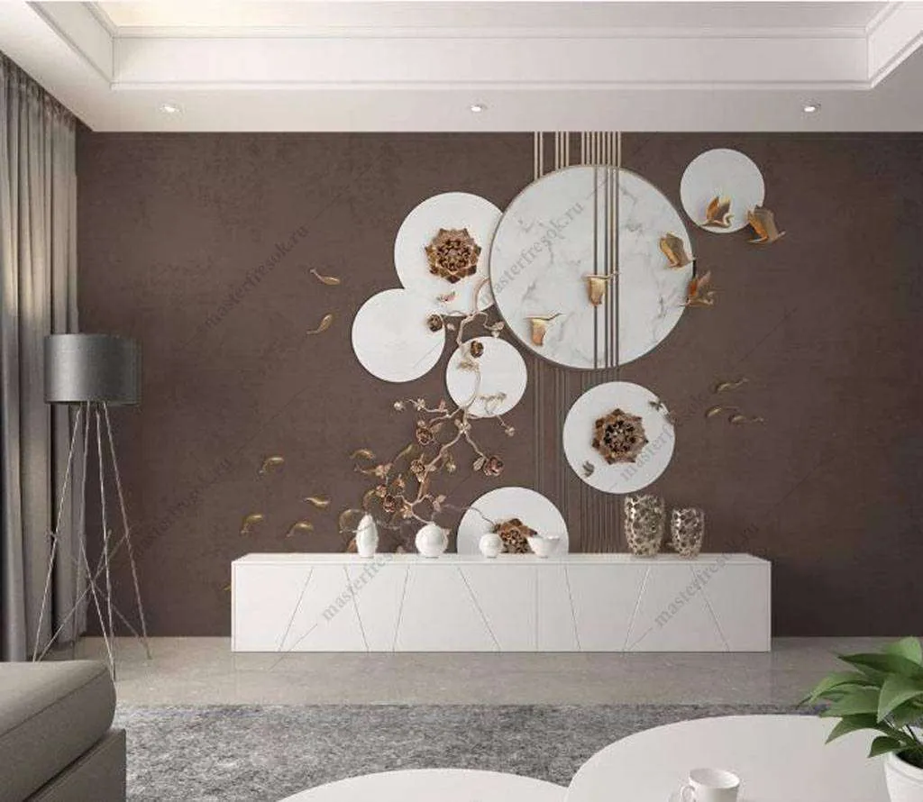 Фотообои в интерьере кофейная чашка  16-066 фото