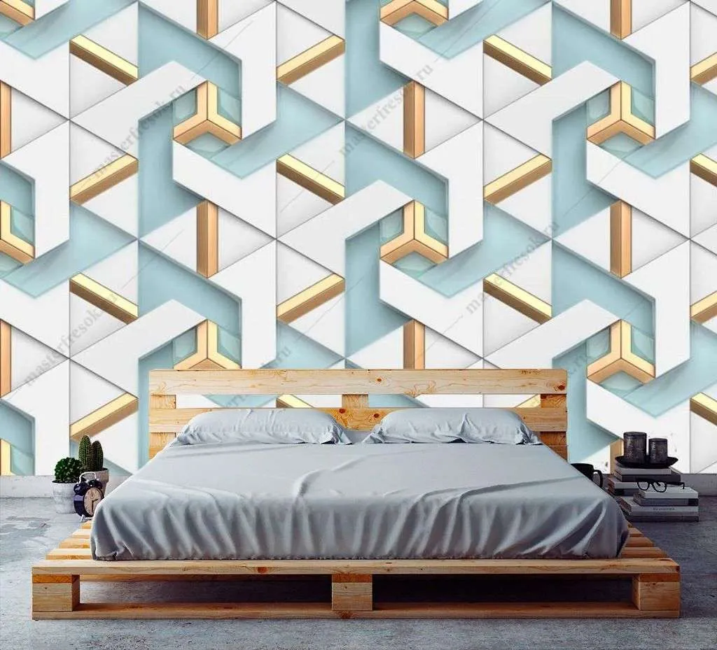 Фотообои в интерьере лабиринт 3д  9-1583 фото