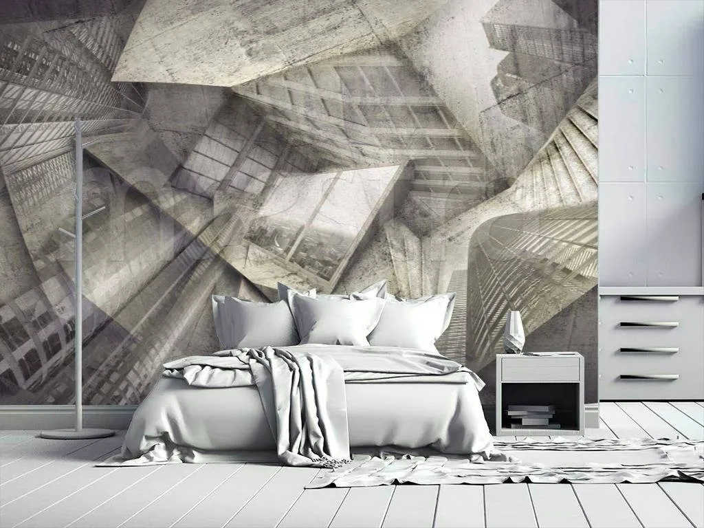 Фотообои Абстракция, серая картинка  7-380