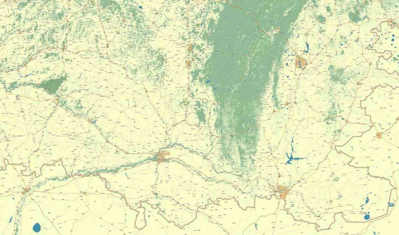 Фотообои в интерьере карта оренбургской области  7-846 фото
