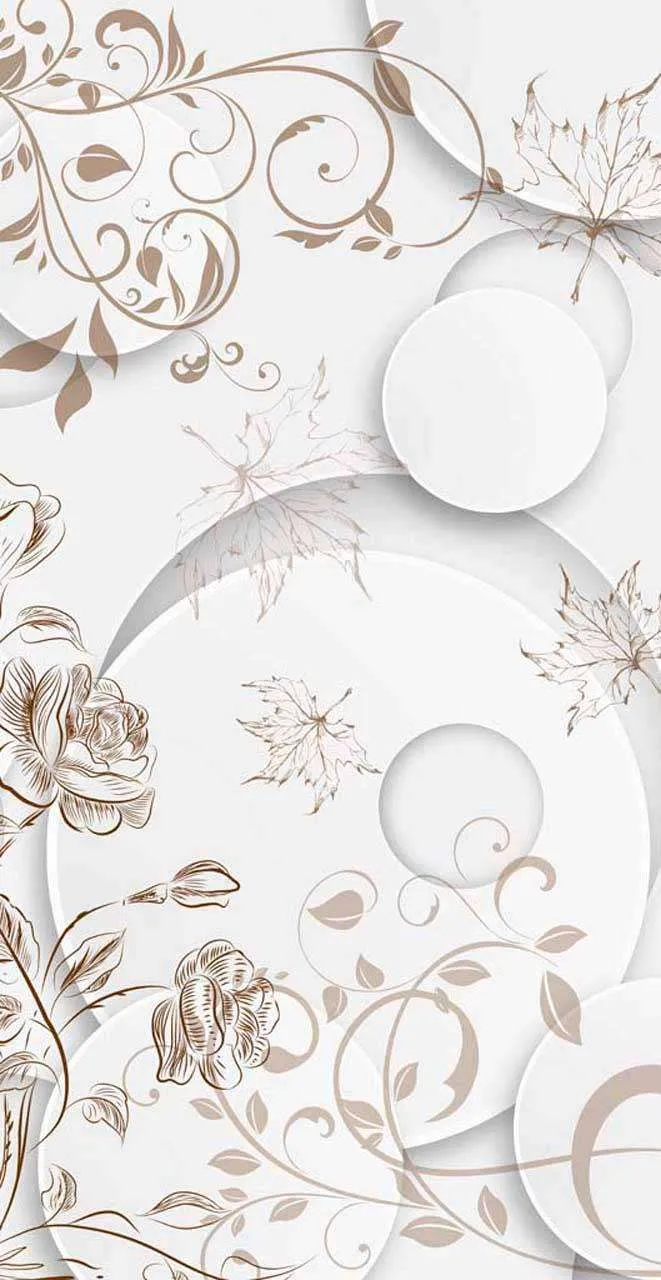 Фотообои в интерьере 3д орнамент  7-796 фото