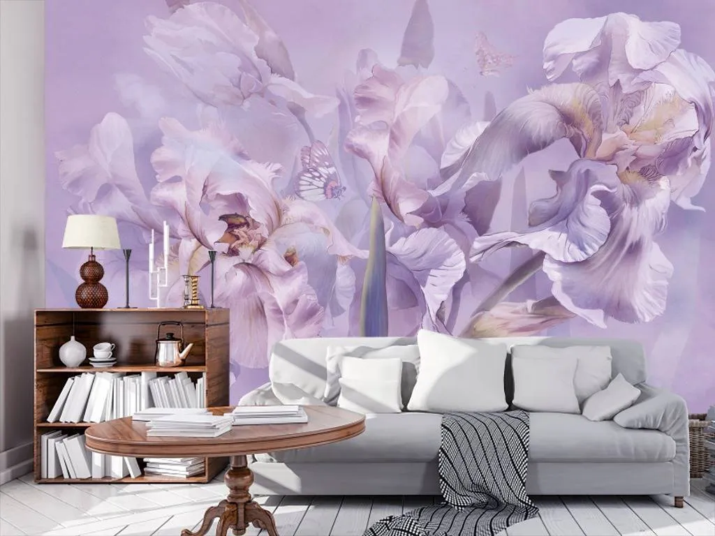 Фотообои Сиреневые ирисы  13-180